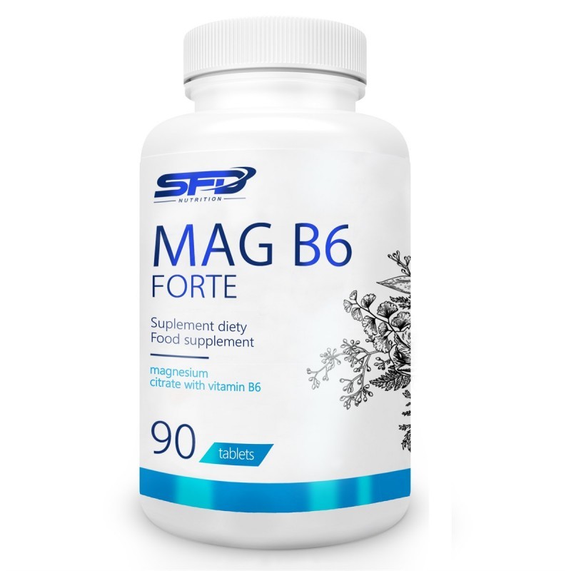 SFD Mag B6 Forte - Магнезий + Витамин B6, Разфасовка 90 tabs