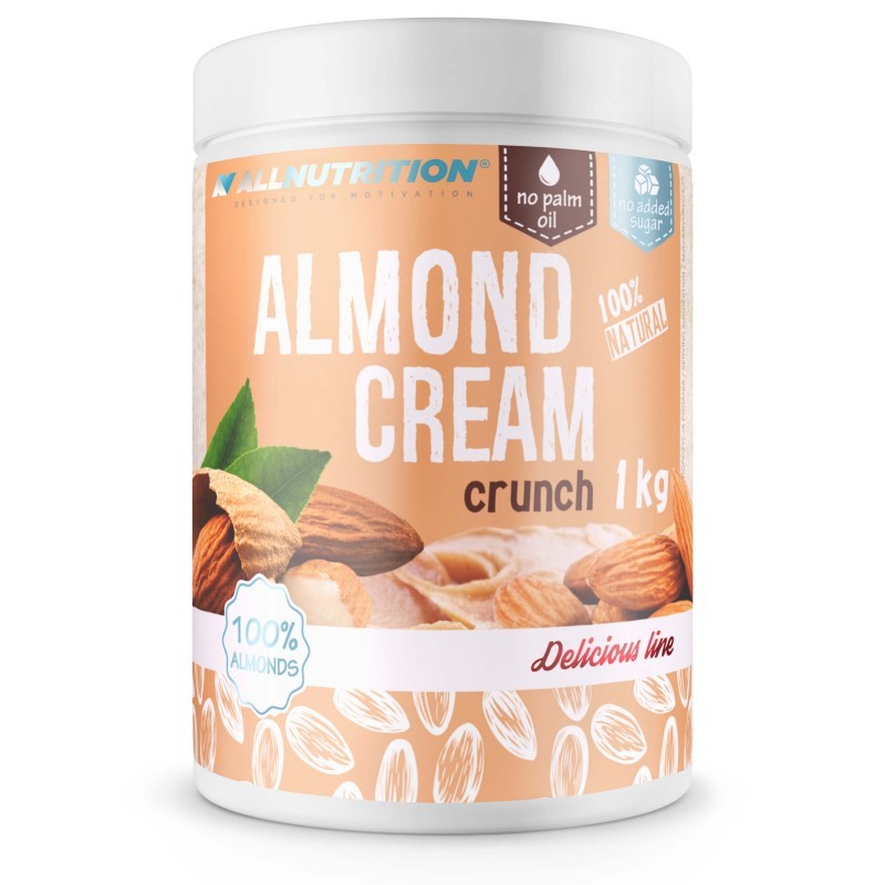 Allnutrition Almond Cream - Crunchy - Бадемов Крем, Вкус Крънчи, Разфасовка 1kg
