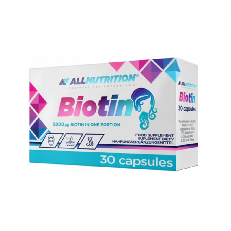 Allnutrition Biotin - Витамин B, Разфасовка 30 caps