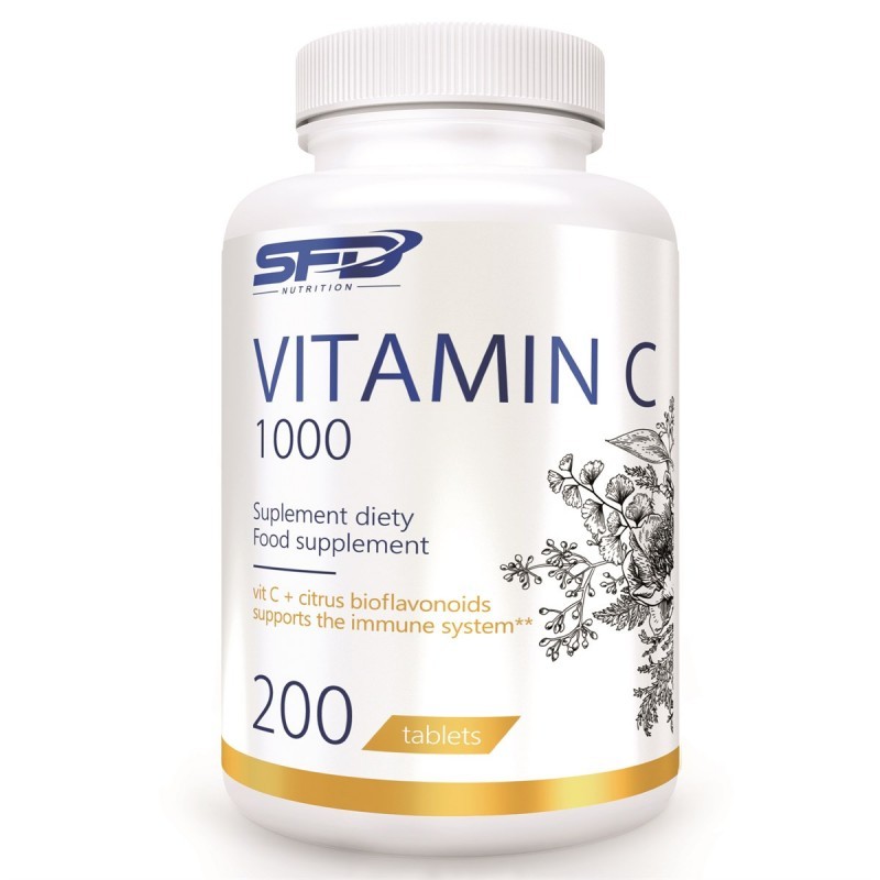 SFD Vitamin C 1000 - Витамин C, Разфасовка 200 tabs