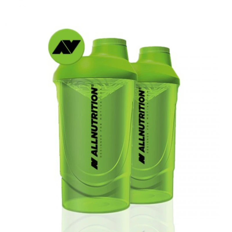 Allnutrition Shaker Wave - Шейкър, Цвят Зелен, Разфасовка 600ml