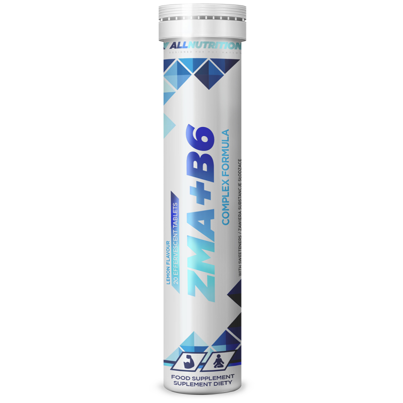 Allnutrition ZMA + B6 - Effervescent, Вкус Лимон, Разфасовка 20 tabs