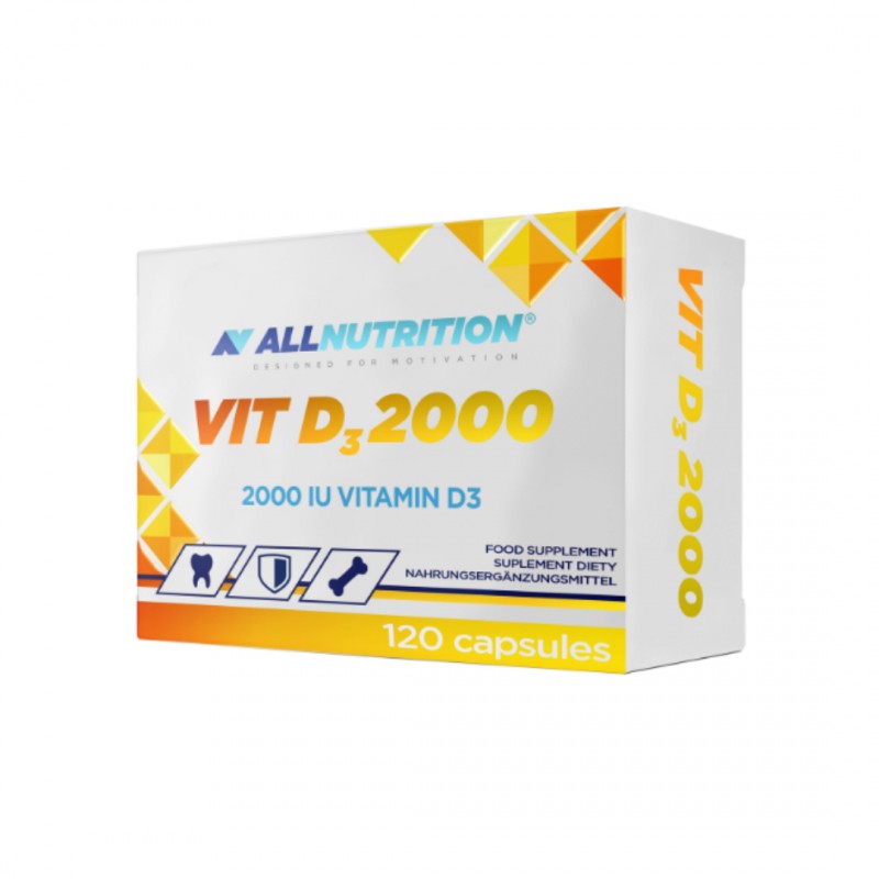 Allnutrition Vitamin D3 2000 - Витамин D, Разфасовка 120 caps