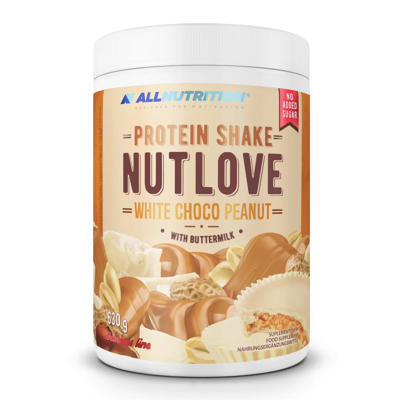 Allnutrition NutLove Protein Shake - Протеин, Вкус Бял шоколад с фъстъци, Разфасовка 0.630kg
