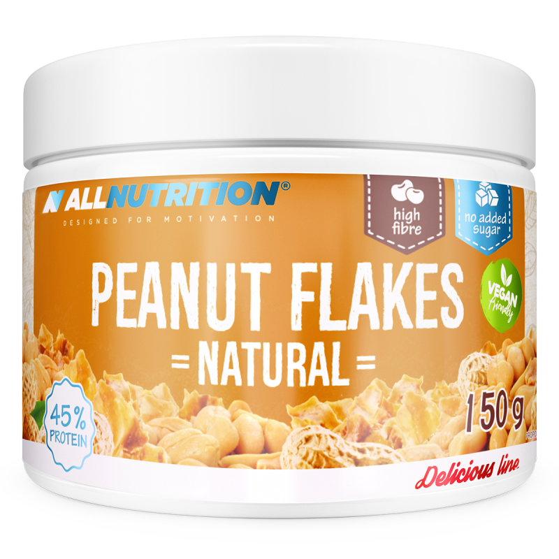 Allnutrition Peanut Flakes - Фъстъчен Крем, Разфасовка 150g