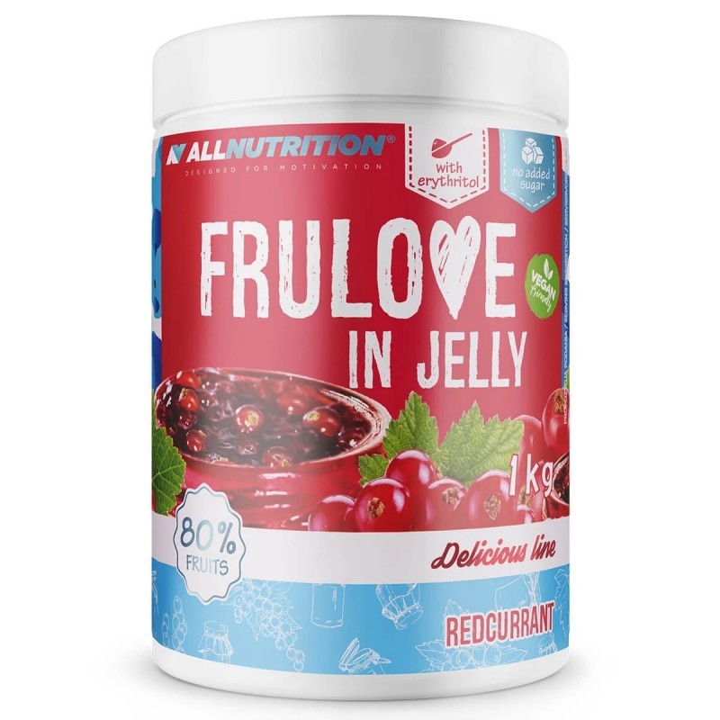 AllNutrition FruLove in Jelly - Redcurrent - Диетичен Конфитюр, Разфасовка 1kg