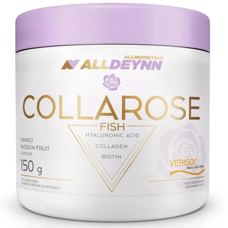 Allnutrition AllDeynn Collarose Fish - Колаген, Вкус Манго и маракуя, Разфасовка 150g