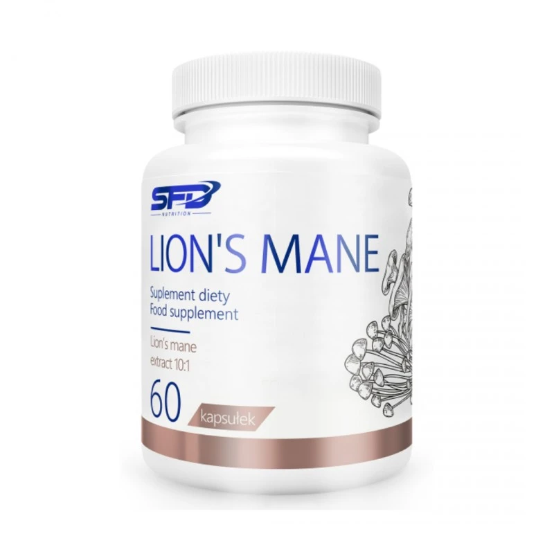 SFD Lion`s Mane Caps  - Лъвска Грива, Разфасовка 60 caps