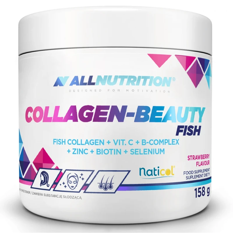 AllNutrition Collagen-Beauty Fish - Колаген, Вкус Ягода, Разфасовка 158g