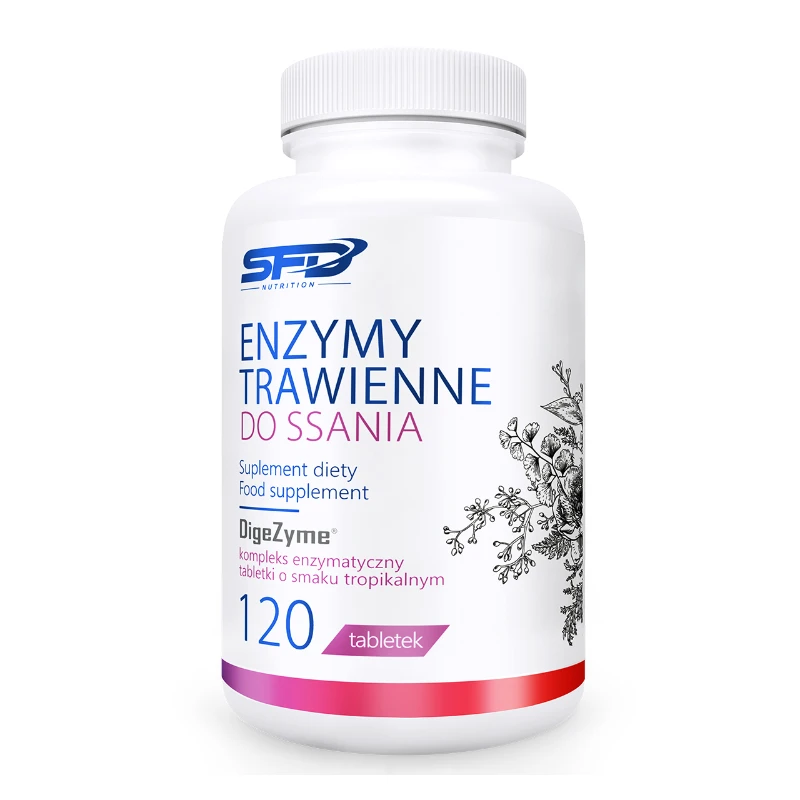 SFD Digestive Enzymes - Храносмилателни Ензими, Разфасовка 120 tabs