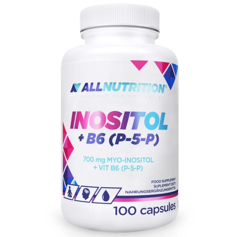 AllNutrition Inositol + B6 (P-5-p) - Инозитол + Витамин B6, Разфасовка 100 caps