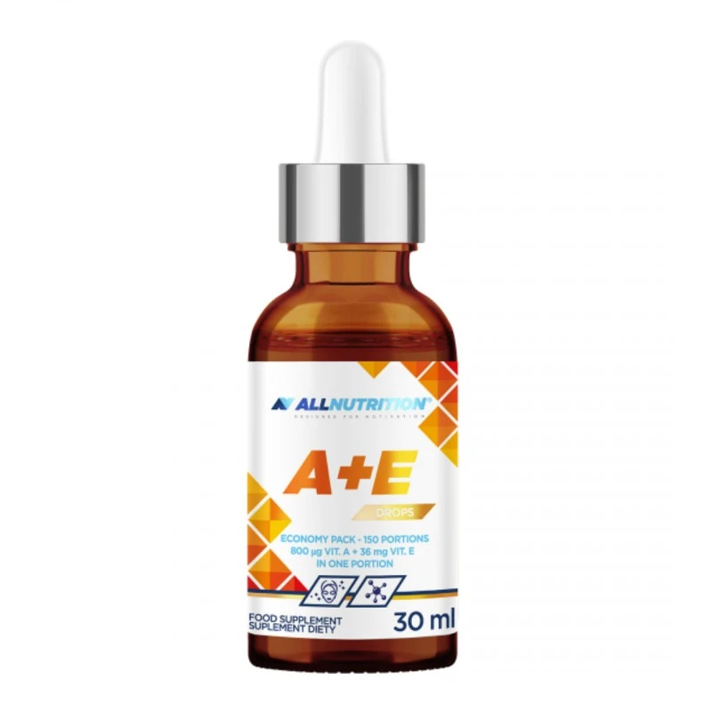 AllNutrition Vitamin A+E Drops - Витамин А+Е Капки, Разфасовка 30 ml