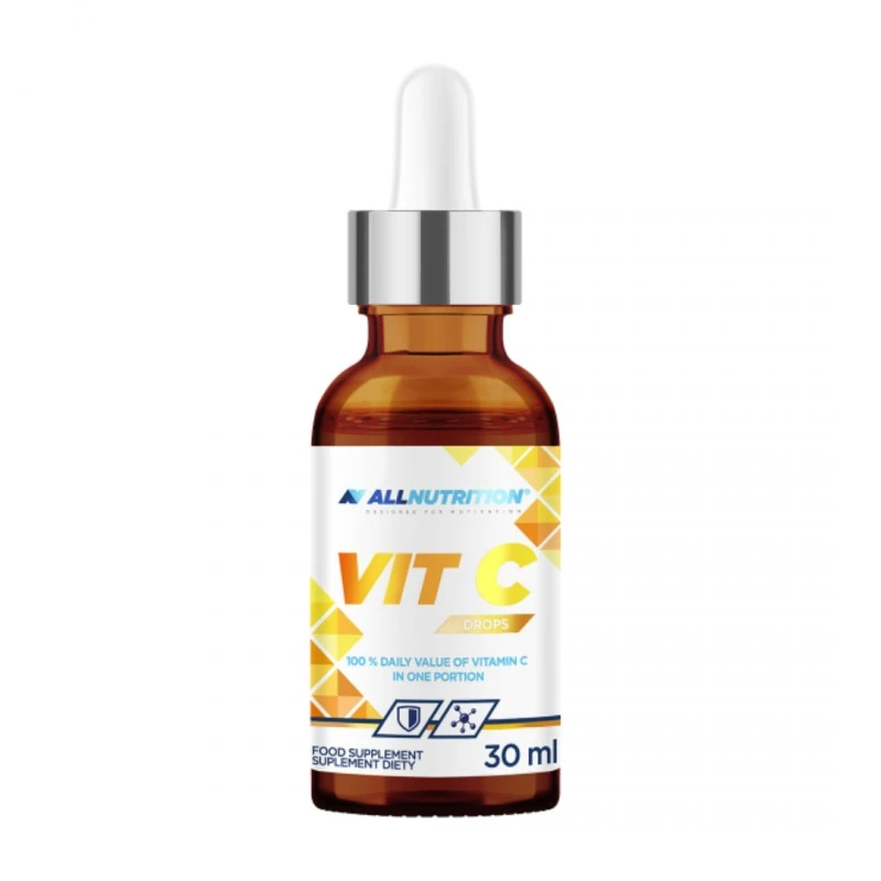 AllNutrition Vitamin C Drops - Витамин C Капки, Разфасовка 30 ml