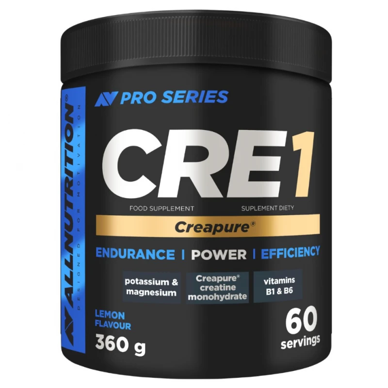 AllNutrition CRE1 Creapure - Креатинова Формула, Вкус Лимон, Разфасовка 0.360kg