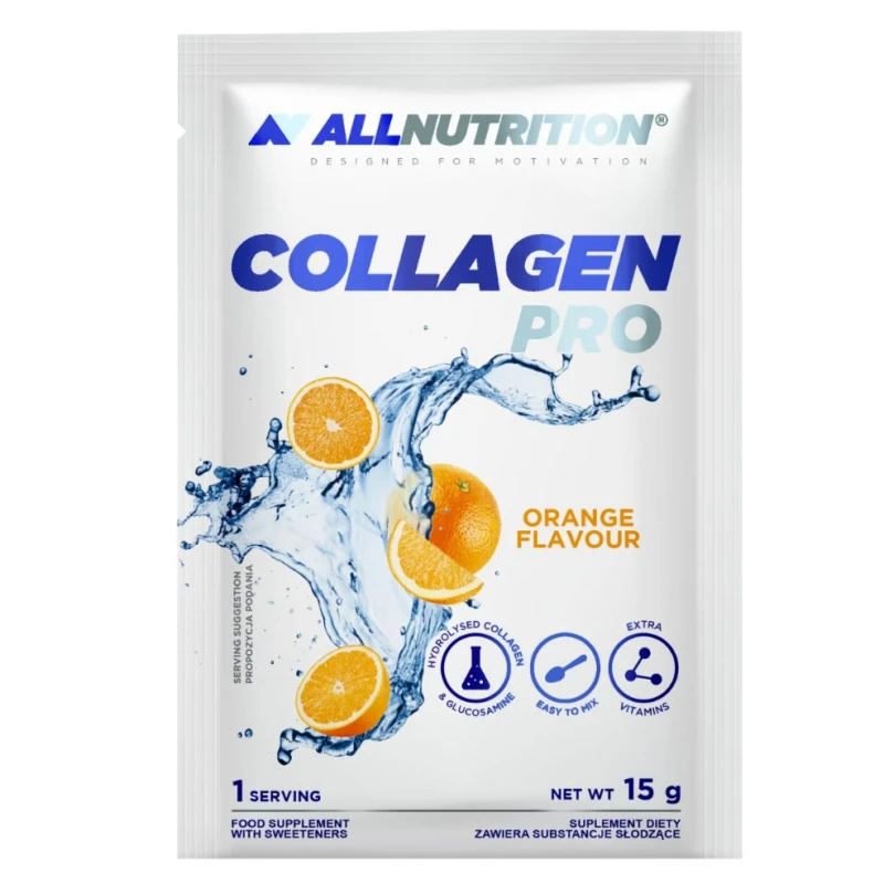 Allnutrition Collagen Pro - Колаген, Вкус Портокал, Разфасовка 15g