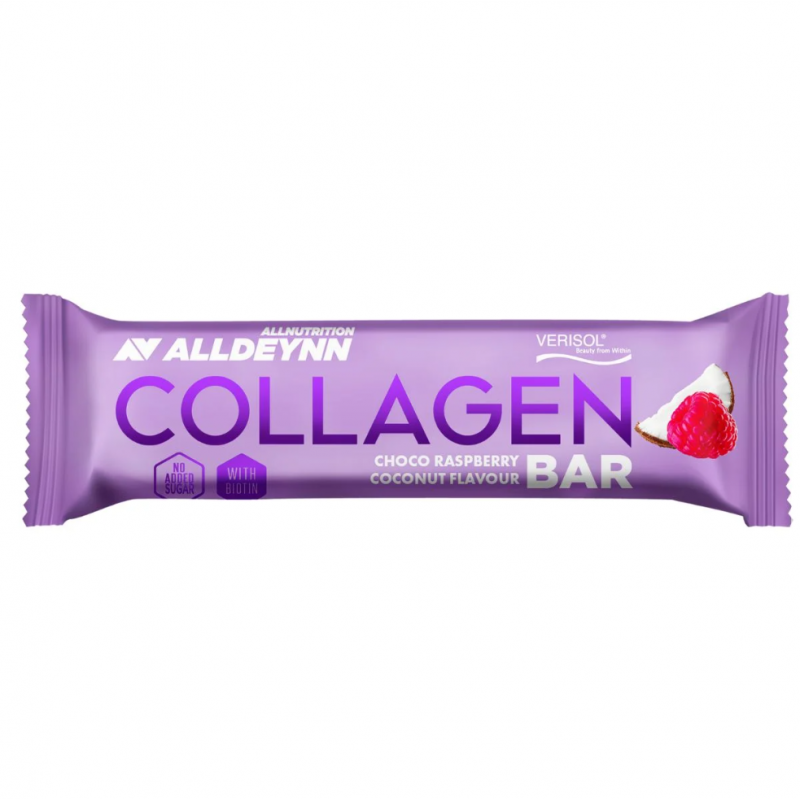 AllNutrition Collagen Bar - Колагенов Бар, Вкус Кокос и Малина, Разфасовка 40g