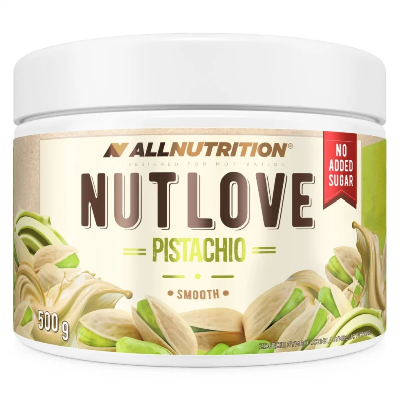 Allnutrition NutLove - Pistachio - Диетичен Крем За Мазане, Вкус Шам фъстък, Разфасовка 500g