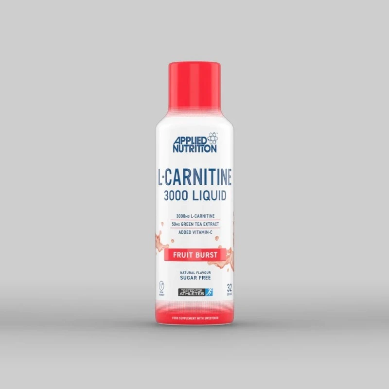 Applied Nutrition L-Carnitine 3000 Liquid - Л-Карнитин, Вкус Плодове, Разфасовка 480ml