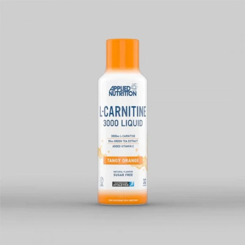 Applied Nutrition L-Carnitine 3000 Liquid - Л-Карнитин, Вкус Портокал, Разфасовка 480ml