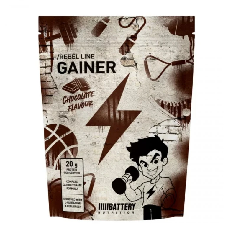 Battery Nutrition Rebel Mass Gainer - Гейнер, Вкус Шоколад, Разфасовка 3.000kg