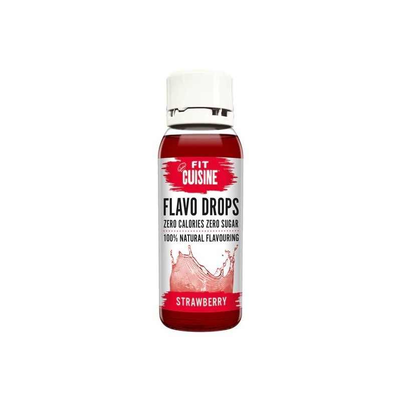 Applied Nutrition Flavo Drops - Овкусител, Вкус Ягода, Разфасовка 38ml