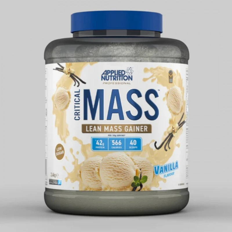 Applied Nutrition Critical Mass Professional - Гейнър, Вкус Ванилия, Разфасовка 2.400kg