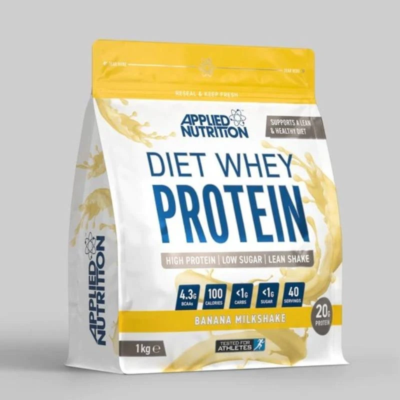 Applied Nutrition Diet Whey - Диетичен Протеин, Вкус Банан, Разфасовка 1.000kg