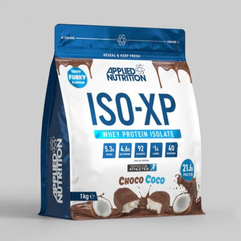 Applied Nutrition Iso-XP Whey Protein Isolate - Протеин Изолат, Вкус Шоколад и кокос, Разфасовка 1kg