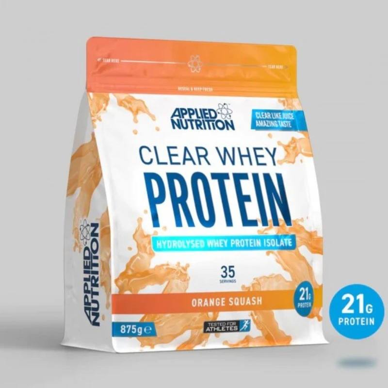 Applied Nutrition Clear Whey Protein - Протеин Изолат, Вкус Портокал, Разфасовка 875g