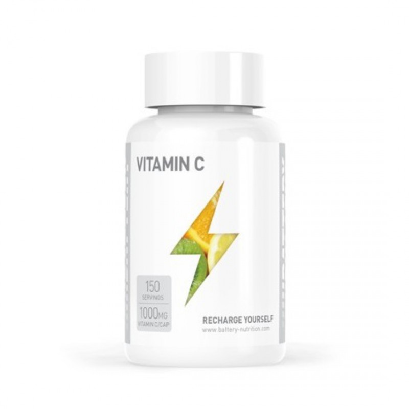 Battery Nutrition Vitamin C - Витамин C, Разфасовка 150 caps