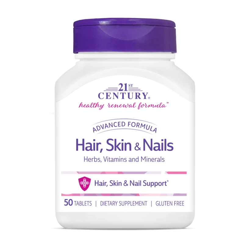 21st Century Hair, Skin & Nails - Формула за Коса, Кожа, Нокти, Разфасовка 50 tabs