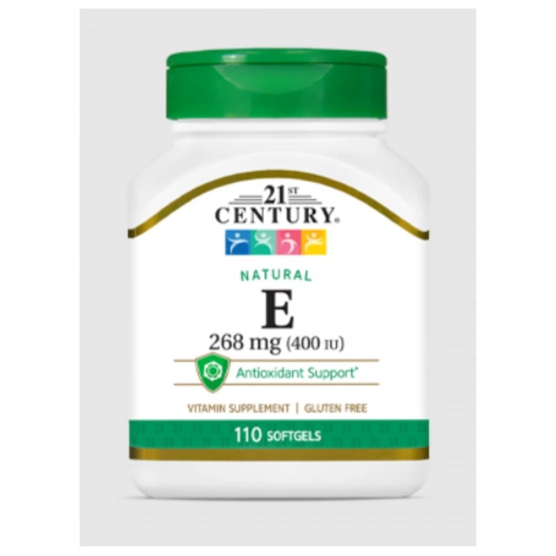 21st Century Natural Vitamin E 400IU - Витамин Е, Разфасовка 110 sgels