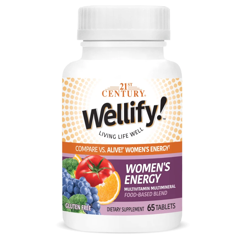 21st Century Wellify Womens Energy - Мултивитамини за Жени, Разфасовка 65 tabs