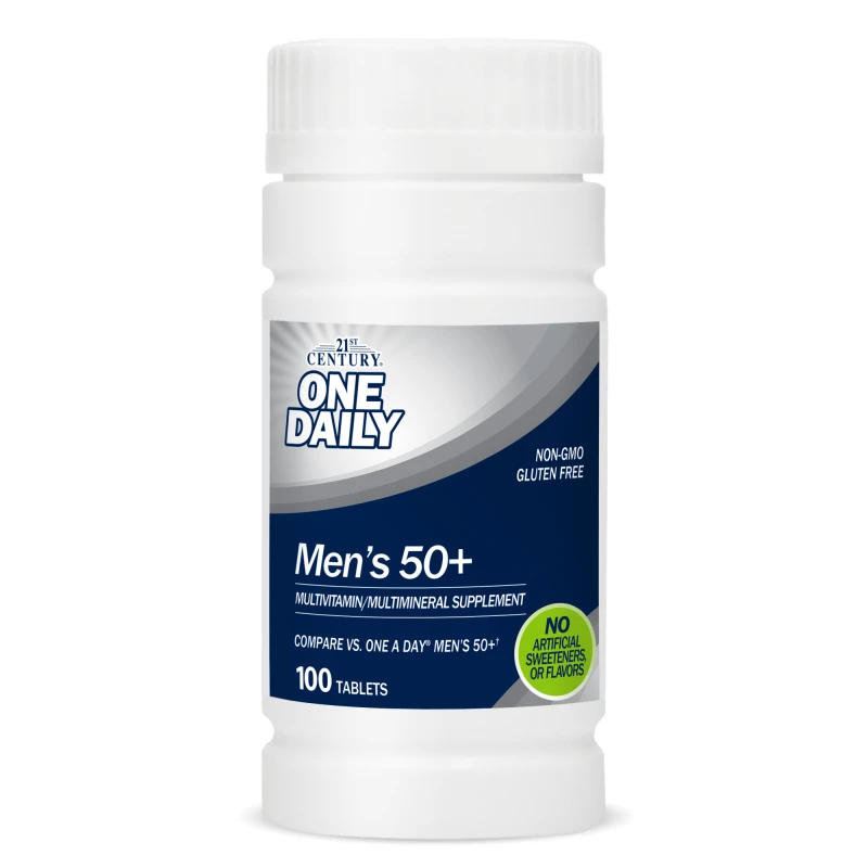 21st Century One Daily Men`s 50+ - Мултивитамини за Мъже, Разфасовка 100 tabs.