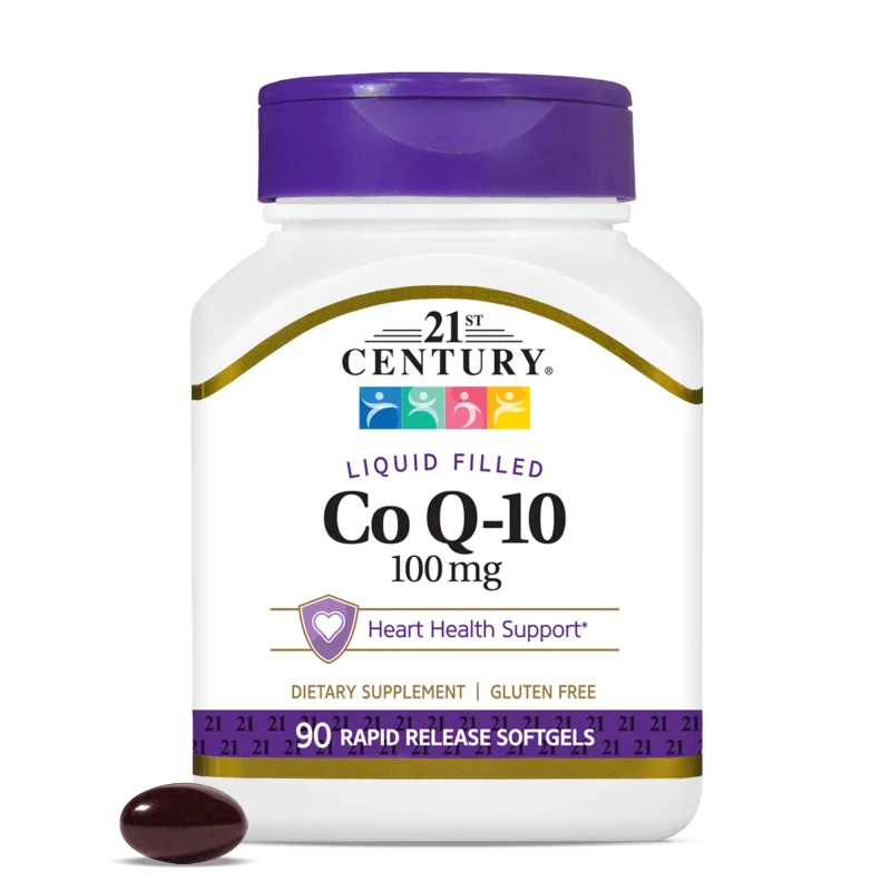21st Century Co Q-10 100mg SGels - Коензим Q-10, Разфасовка 90 sgels