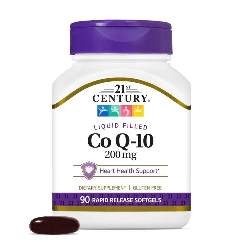 21st Century Co Q-10 200mg SGels - Коензим Q-10, Разфасовка 90 sgels