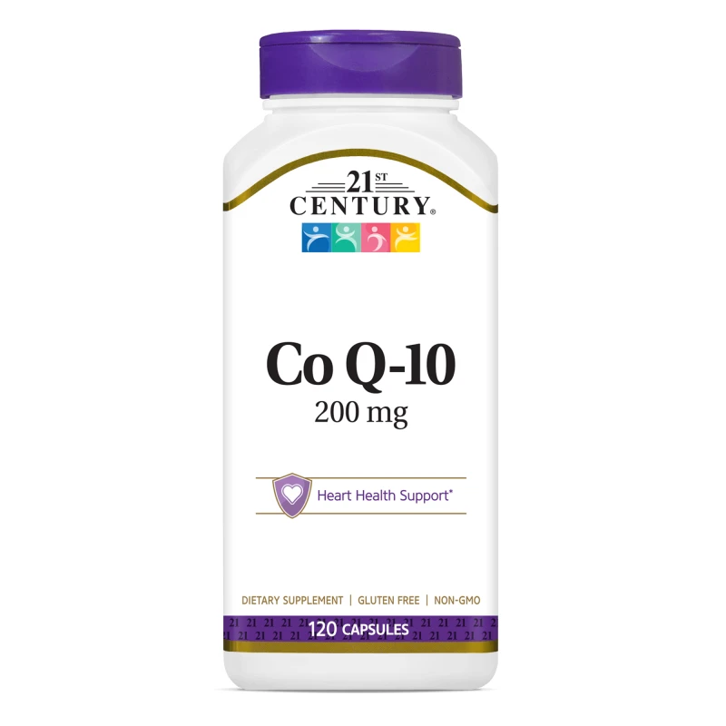 21st Century Co Q-10 200mg Caps - Коензим Q-10, Разфасовка 120 caps