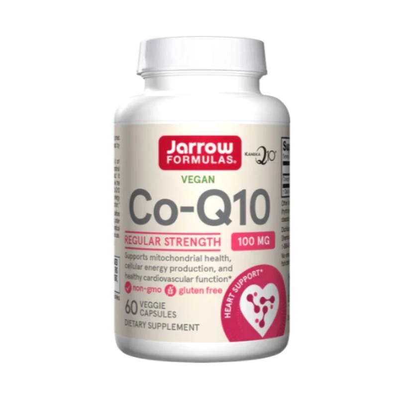 Jarrow Formulas Co-Q10 100mg - Coenzyme Q10 Ubiquinone - Коензим Q10, Разфасовка 60 caps