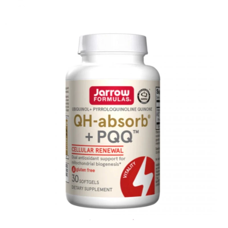 Jarrow Formulas Ubiquinol+PQQ - QH-absorb® + PQQ™ - Убихинол, Разфасовка 30 sgels
