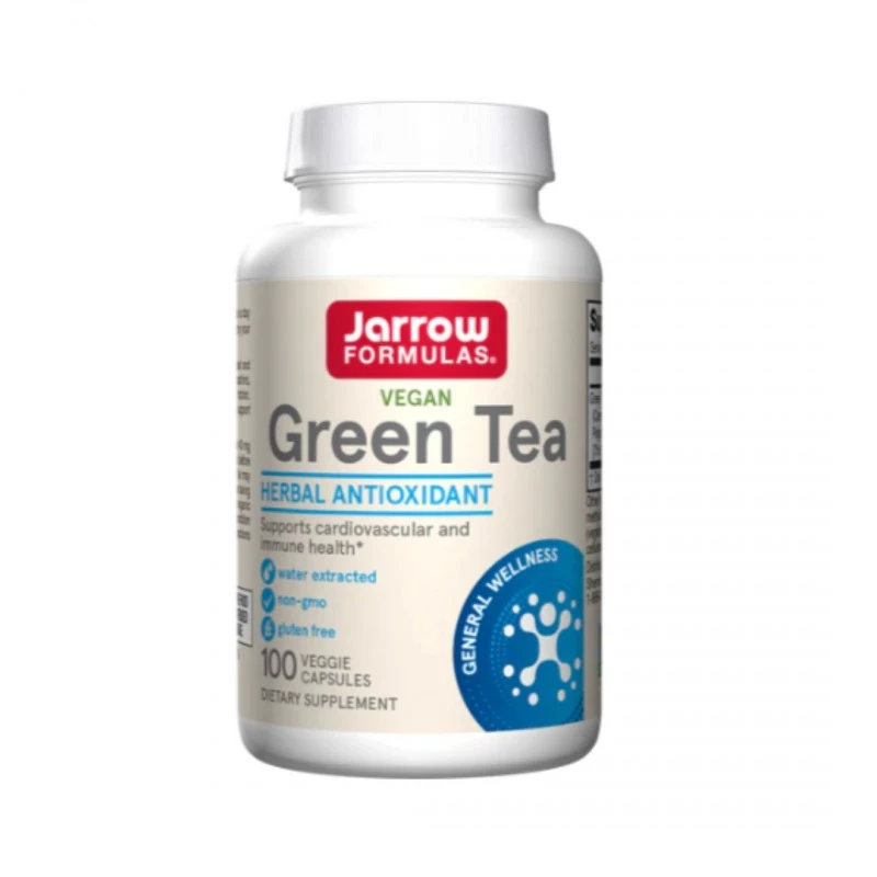 Jarrow Formulas Green Tea 500mg - Зелен Чай, Разфасовка 100 caps