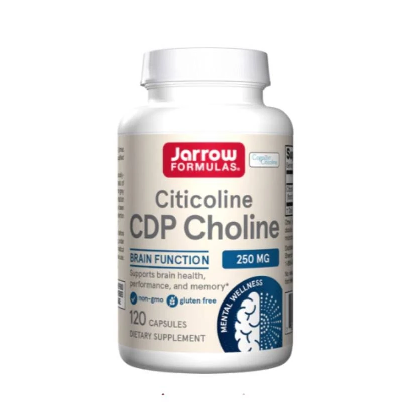 Jarrow Formulas Citicoline CDP Choline 250mg - Цитиколин, Разфасовка 120 caps