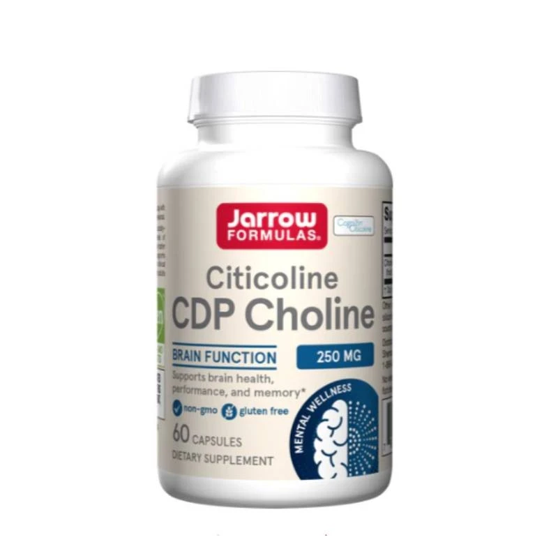 Jarrow Formulas Citicoline CDP Choline 250mg - Цитиколин, Разфасовка 60 caps