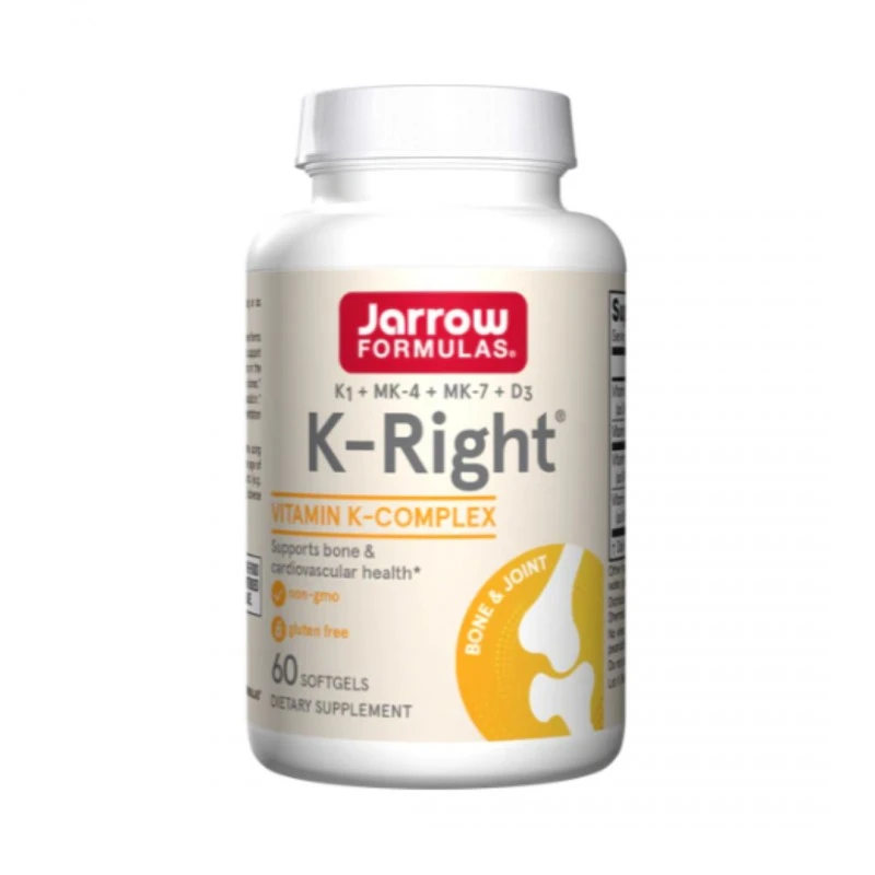 Jarrow Formulas K-Right - Vitamin K Complex - Витамин К, Разфасовка 60 sgels