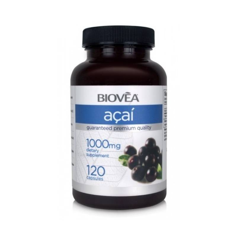 Biovea Acai Berry 1000mg - Акай, Разфасовка 120 caps