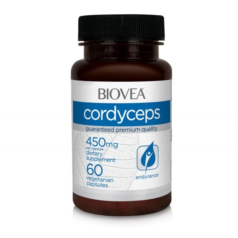 Biovea Cordyceps 450mg - Кордицепс, Разфасовка 60 caps