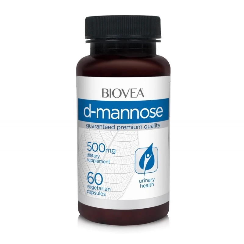 Biovea D-Mannose 500mg - Д-Маноза, Разфасовка 60 caps