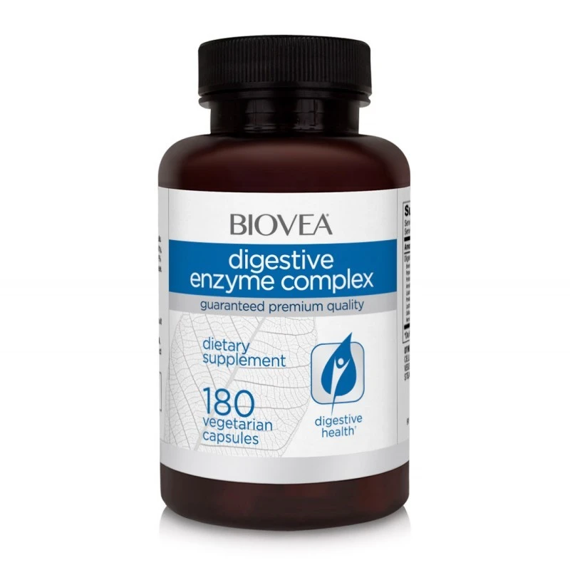 Biovea Digestive Enzyme Complex - Храносмилателни Ензими, Разфасовка 180 caps