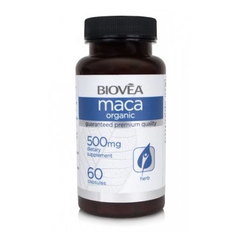 Biovea MACA Organic 500mg, Разфасовка 60 caps