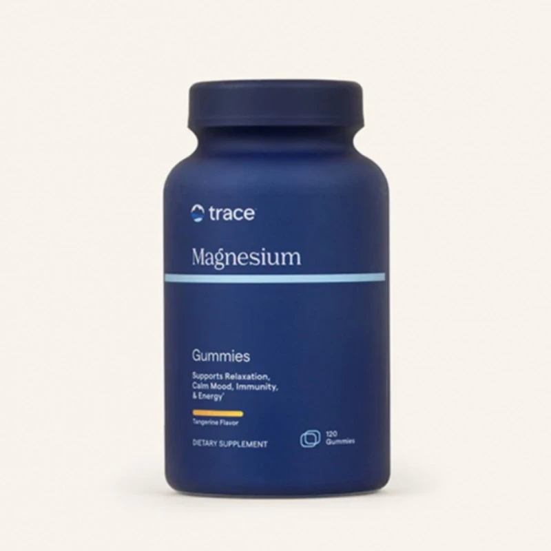 Trace Minerals Magnesium Gummies - Магнезий, Вкус мандарина, Разфасовка 120 gummies