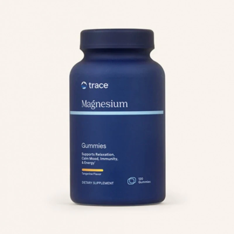 Trace Minerals Magnesium Gummies - Магнезий, Вкус Праскова, Разфасовка 120 gummies